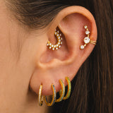 BOUCLES D'OREILLES IRINA EN ARGENT