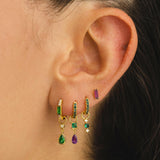 PENDIENTES JANE GREEN SILVER