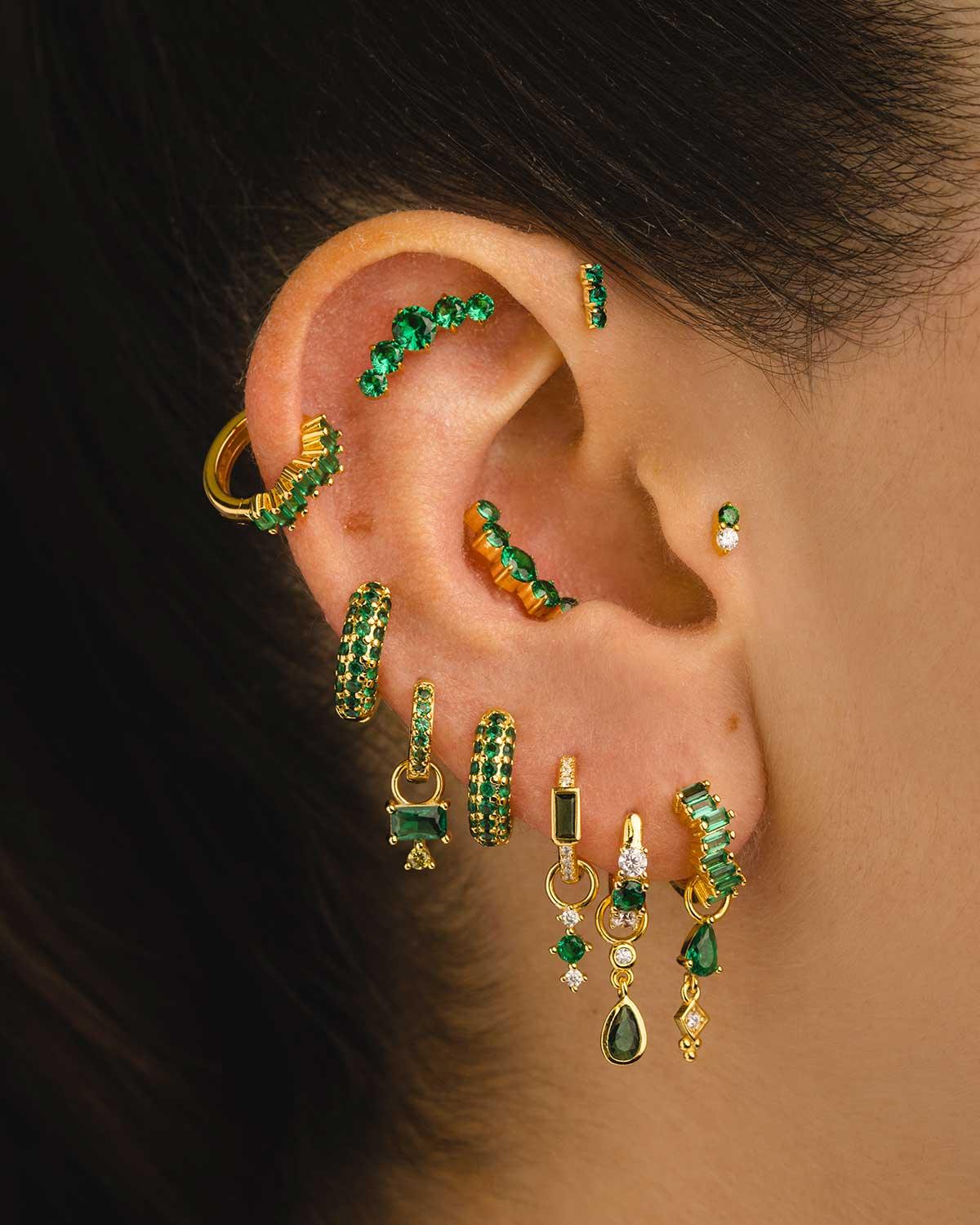 PENDIENTES JANE GREEN GOLD