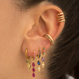 HARI MAXI GOLD EARRINGS