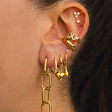 BOUCLES D'OREILLES MEL OR