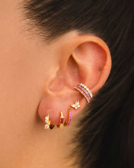 PENDIENTES JANE PINK GOLD