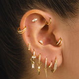 PENDIENTES HOOPS MINI GOLD