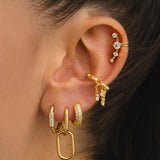 LINK GOLD EARRINGS