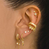 PENDIENTES ARLA DROPS SILVER