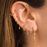 PENDIENTES HOOPS MINI GOLD