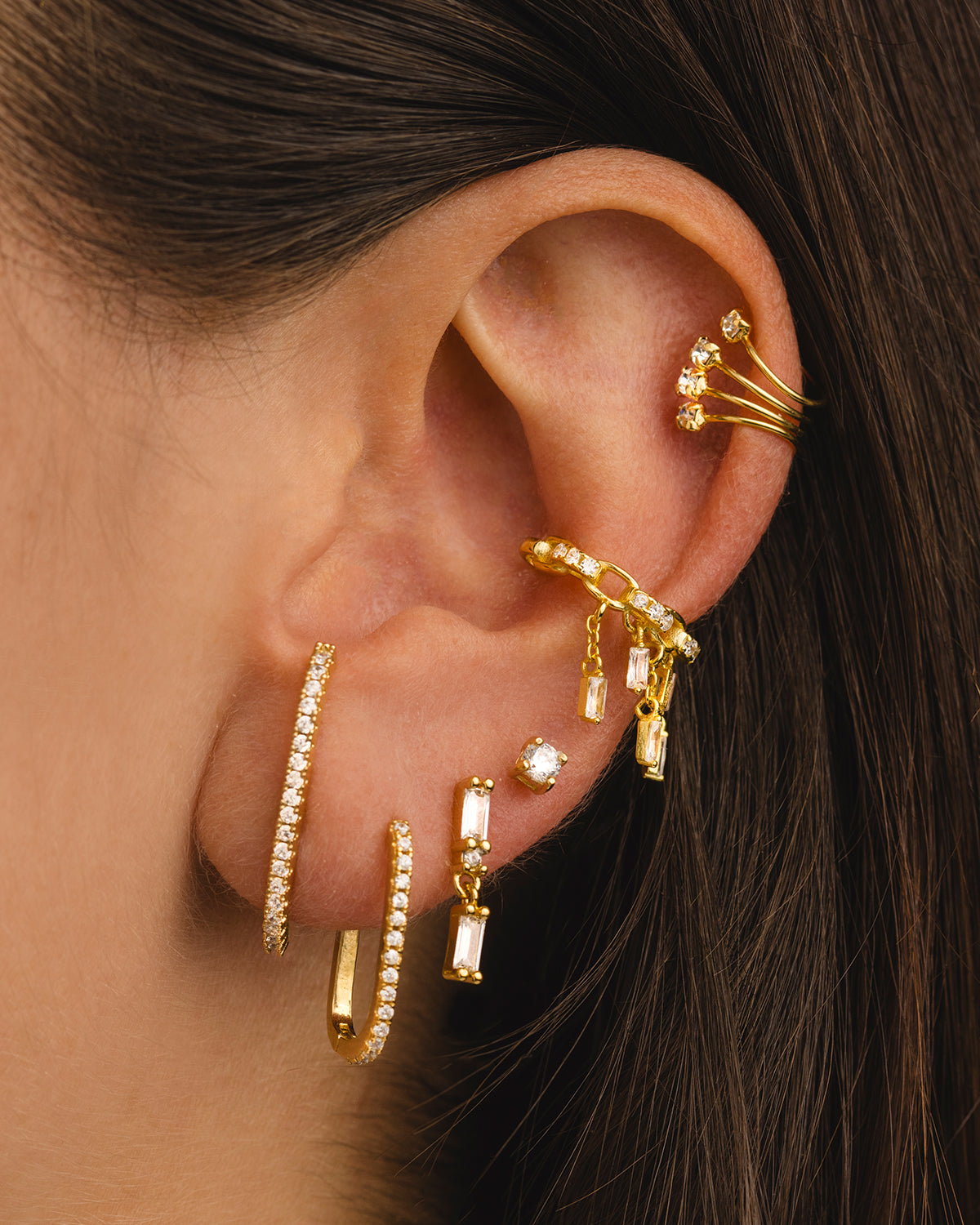 OLENA GOLD EARRINGS