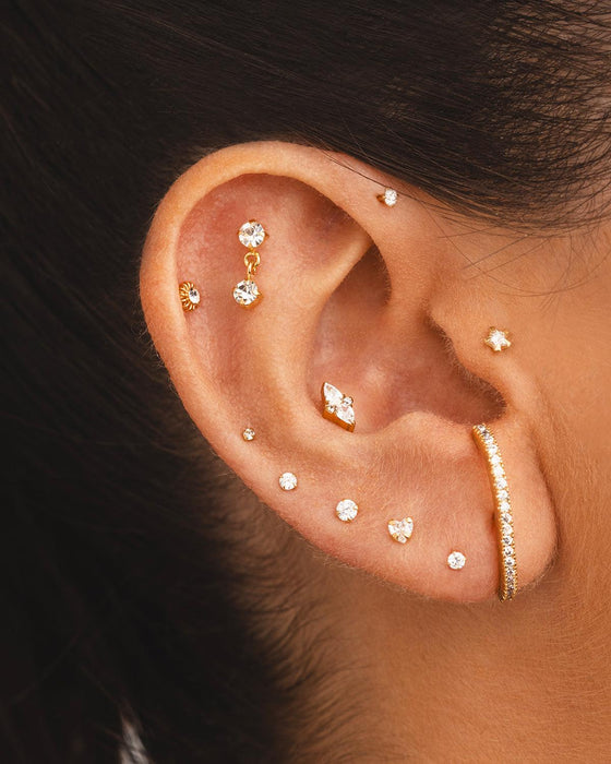 PENDIENTES IDA M GOLD