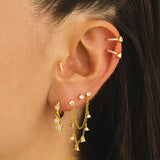 PIERCING LOOP LADY M GOLD