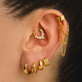 PENDIENTES URA L SILVER
