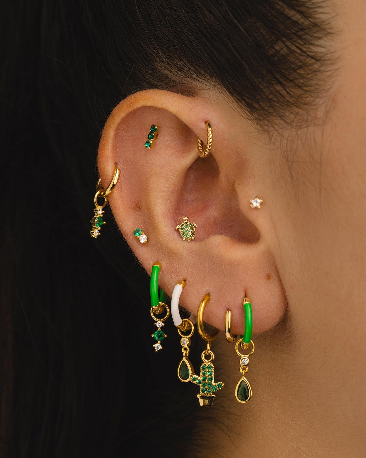 CHARM NORA GREEN GOLD