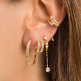 BOUCLES D'OREILLES MEI EN OR