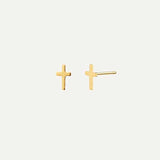 CROIX MINI GOLD EARRINGS