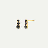 GLOW BLACK GOLD EARRINGS