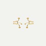 IVY BALLS GOLD EARRINGS