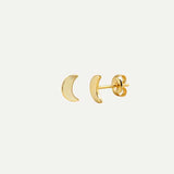 MOON GOLD EARRINGS