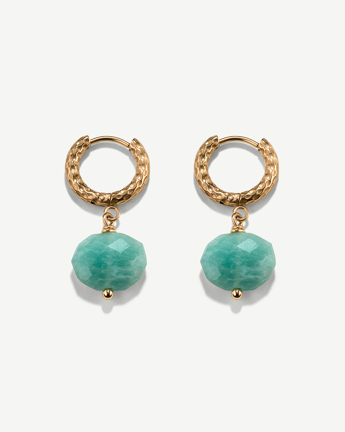 BOUCLES D'OREILLES PIERRE AMAZONITE