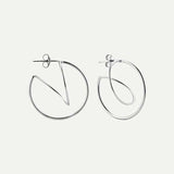 SWING SILVER EARRINGS