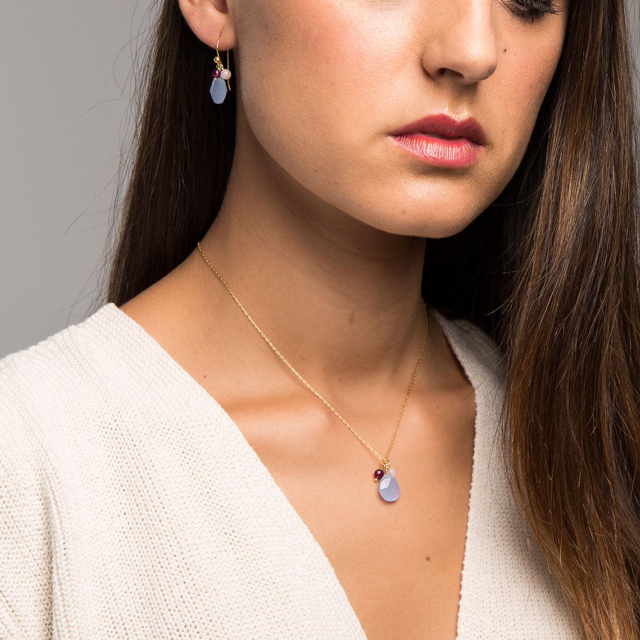 PENDIENTES WENDY BLUE