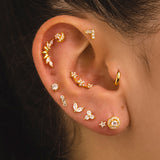 HORIZON GOLD EARRINGS