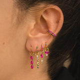 PENDIENTES ARLA MINI PINK GOLD