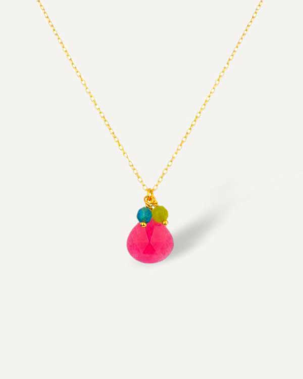 WENDY MINI PINK NECKLACE