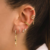 BOUCLES D'OREILLES EN OR ENIS