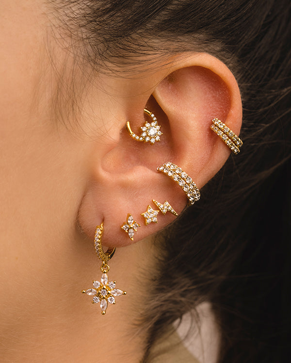 STAR BRIGHT GOLD EARRINGS