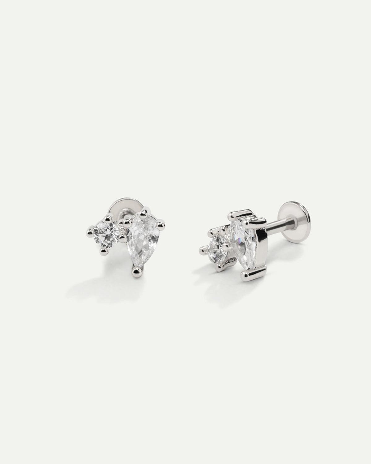 PIERCING DROPS SILBER