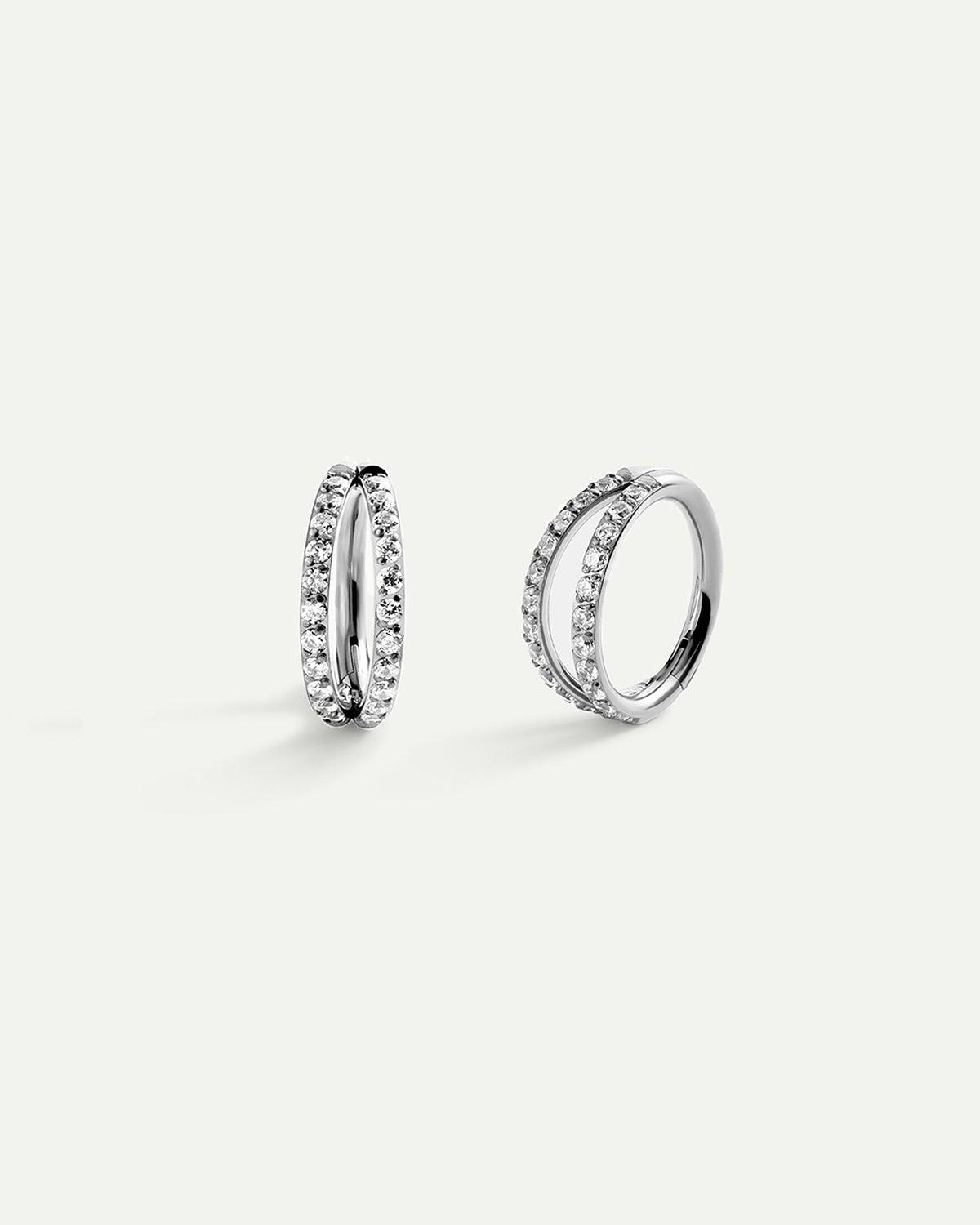 PIERCING EWIGKEIT S DOPPELSILBER