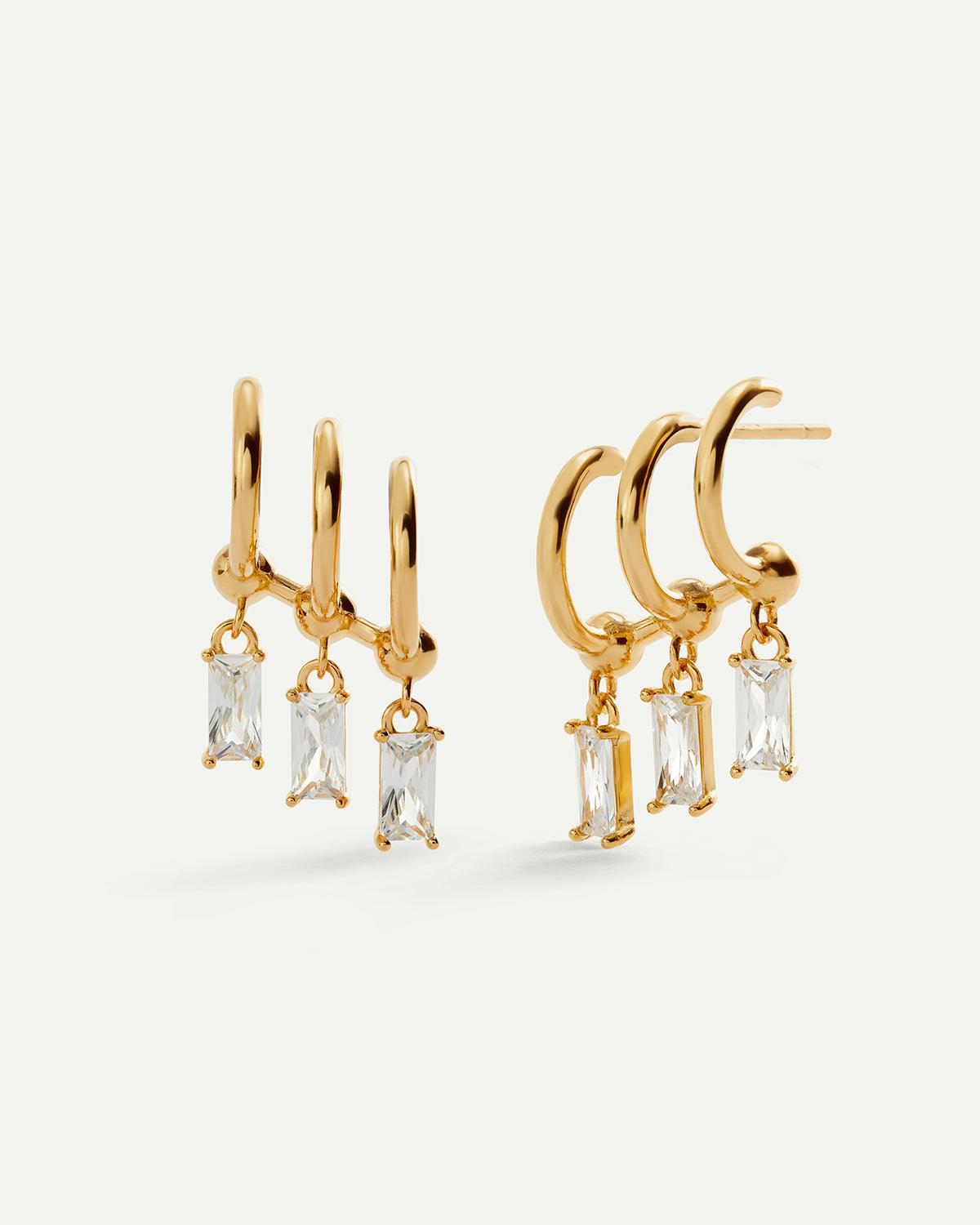 GALA-OHRRINGE AUS GOLD