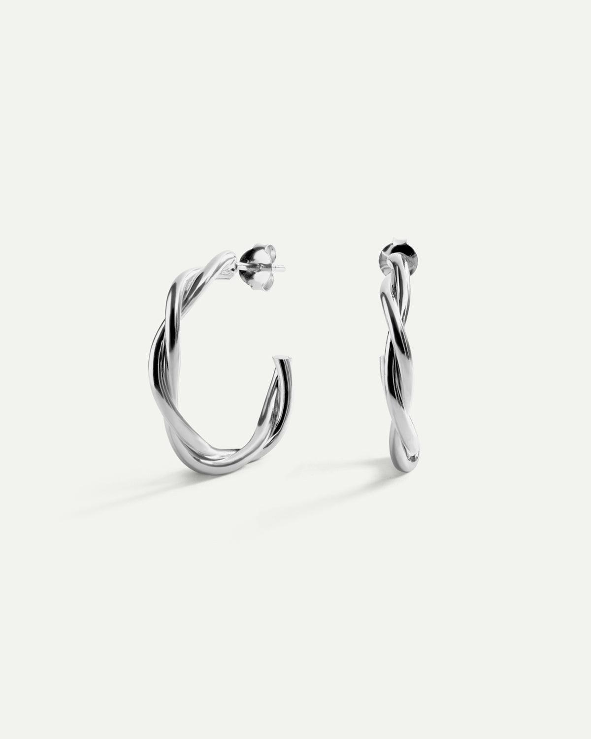 HALO TWIST SILBER OHRRINGE