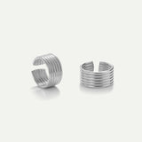 HARI SOLID LINE SILBER OHRRINGE