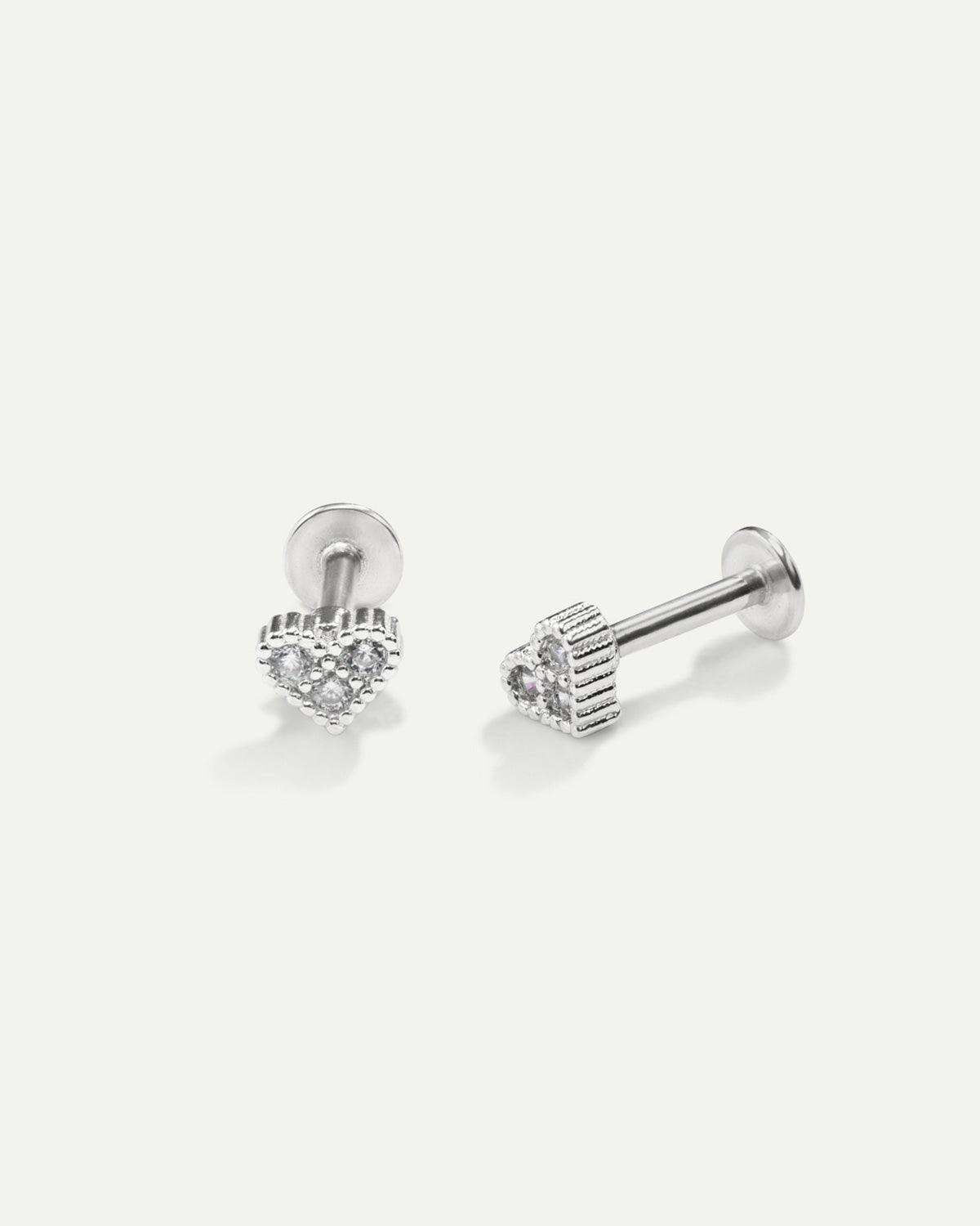 DURCHDRINGENDE HERZEN HELLES SILBER