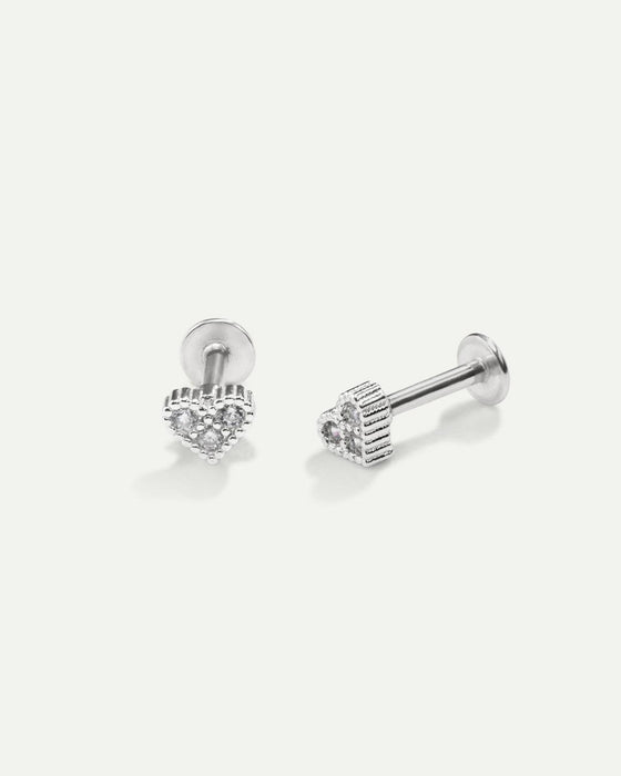 DURCHDRINGENDE HERZEN HELLES SILBER