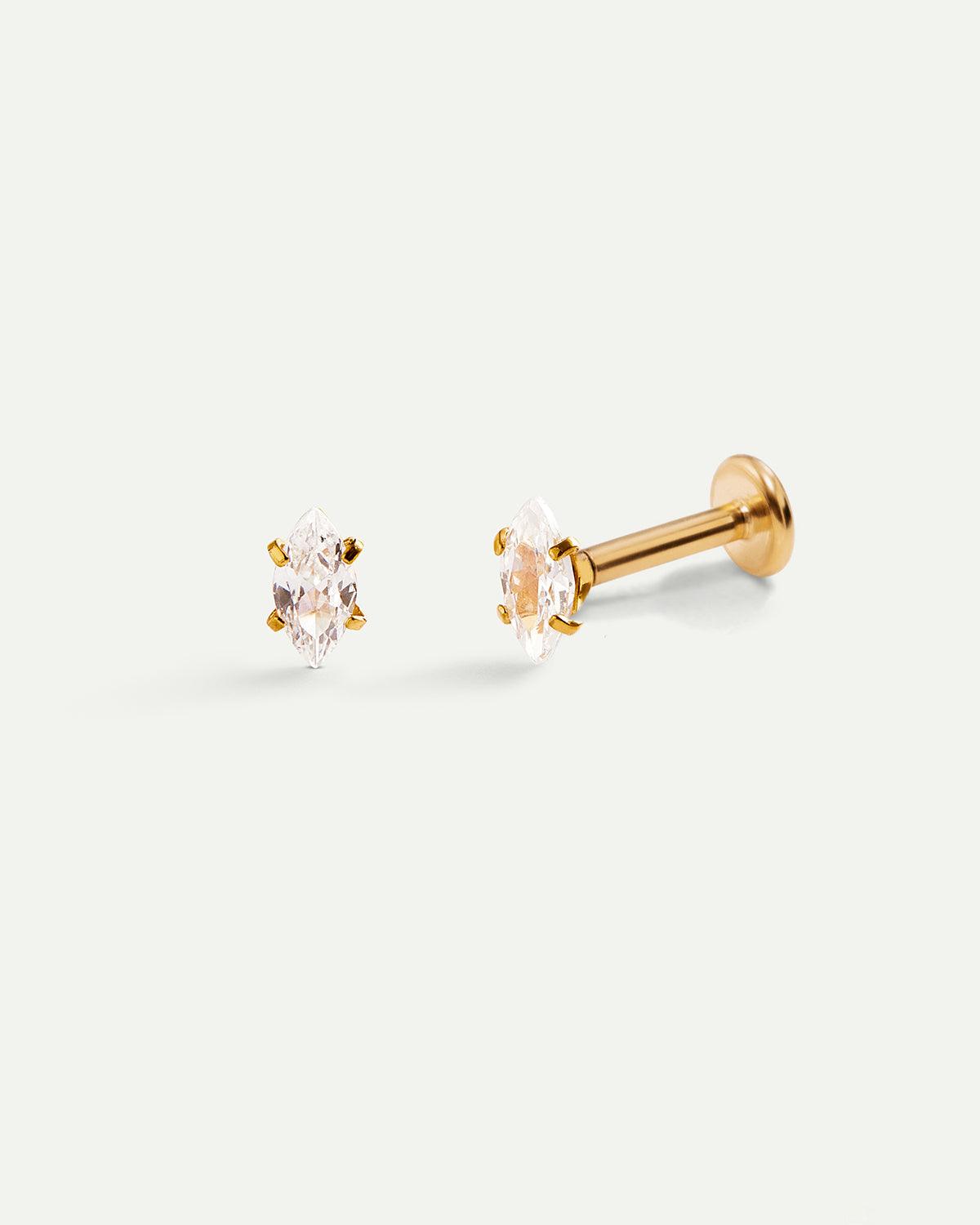 PIERCING SECHSECK GOLD