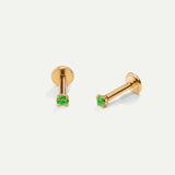 PIERCING IDA MAXI GRÜN GOLD