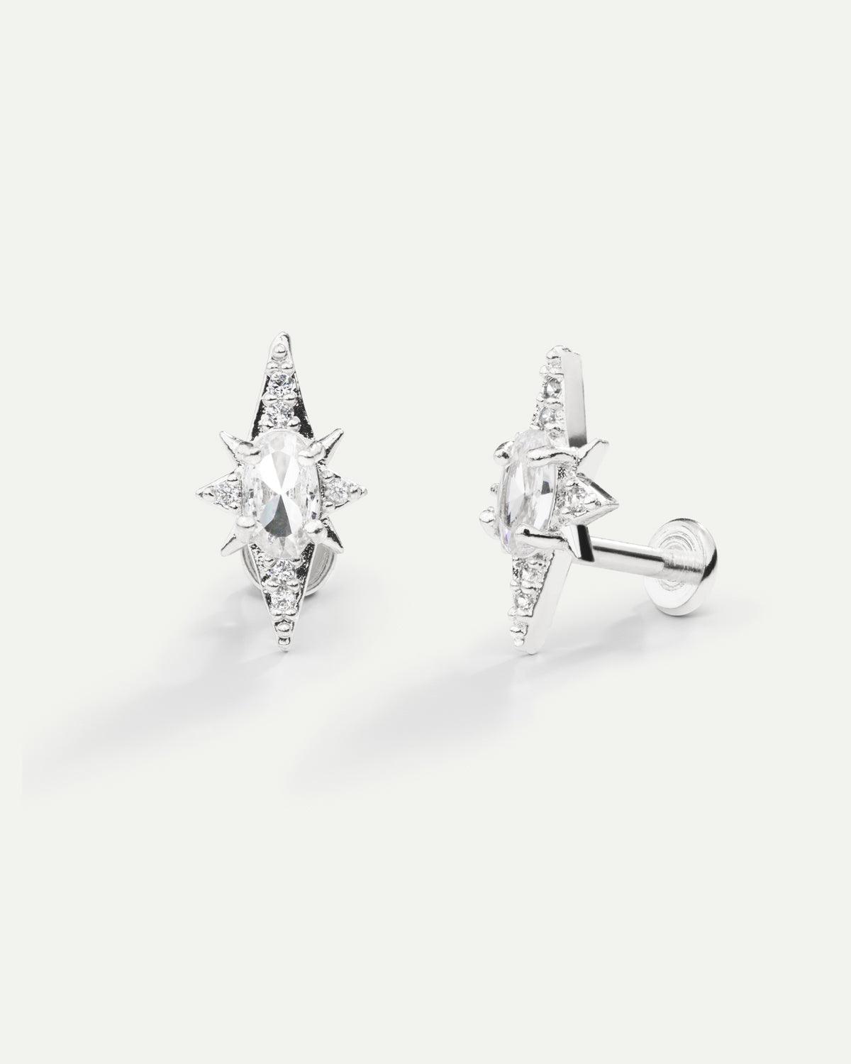 SILBERNES IRIS-PIERCING