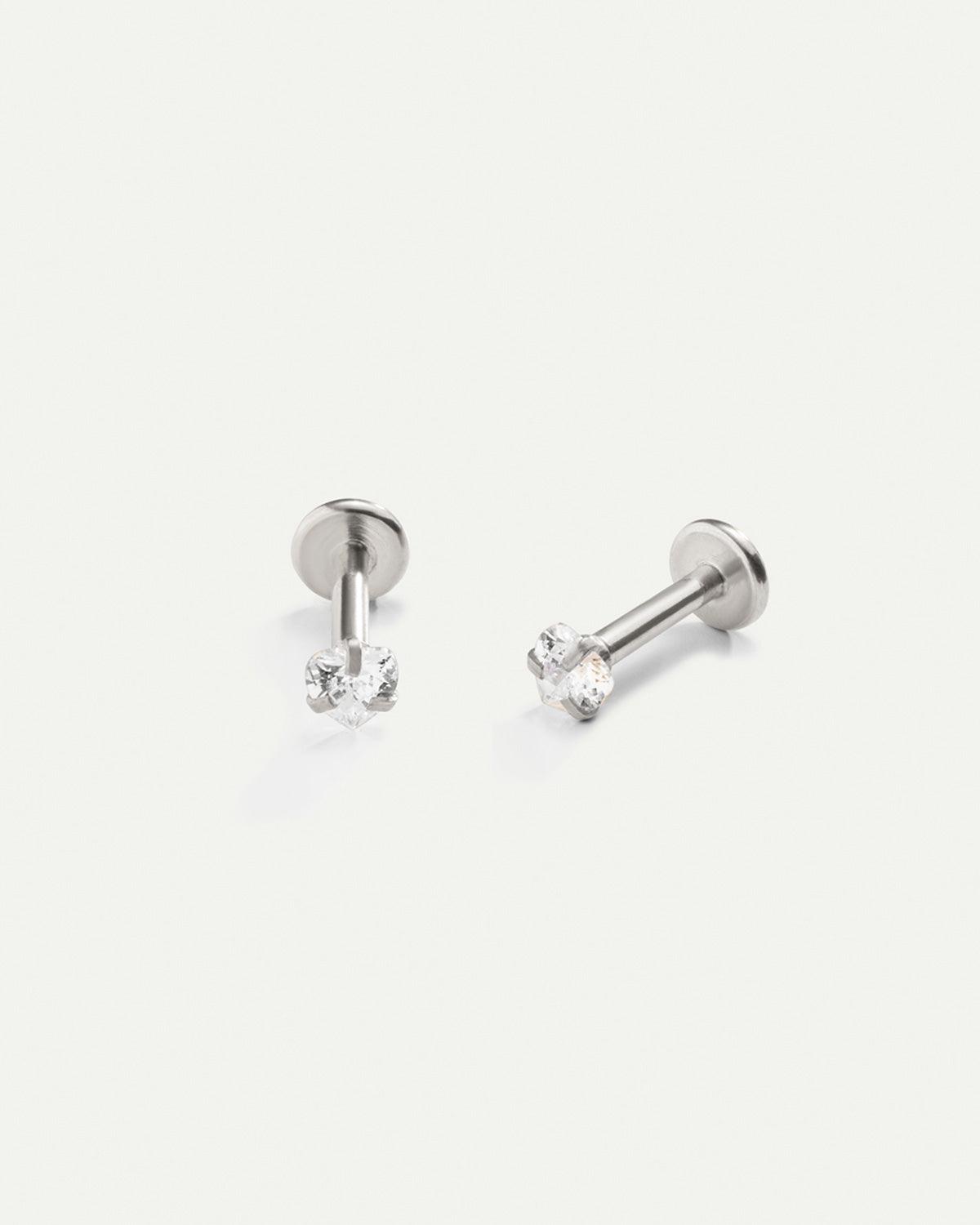 PIERCING DAME SILBER