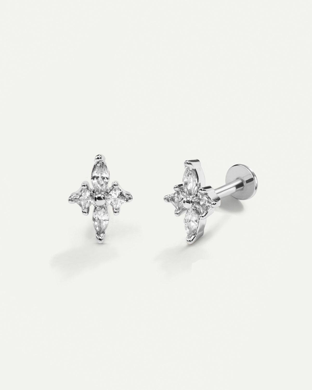 SILBERLILIEN-PIERCING