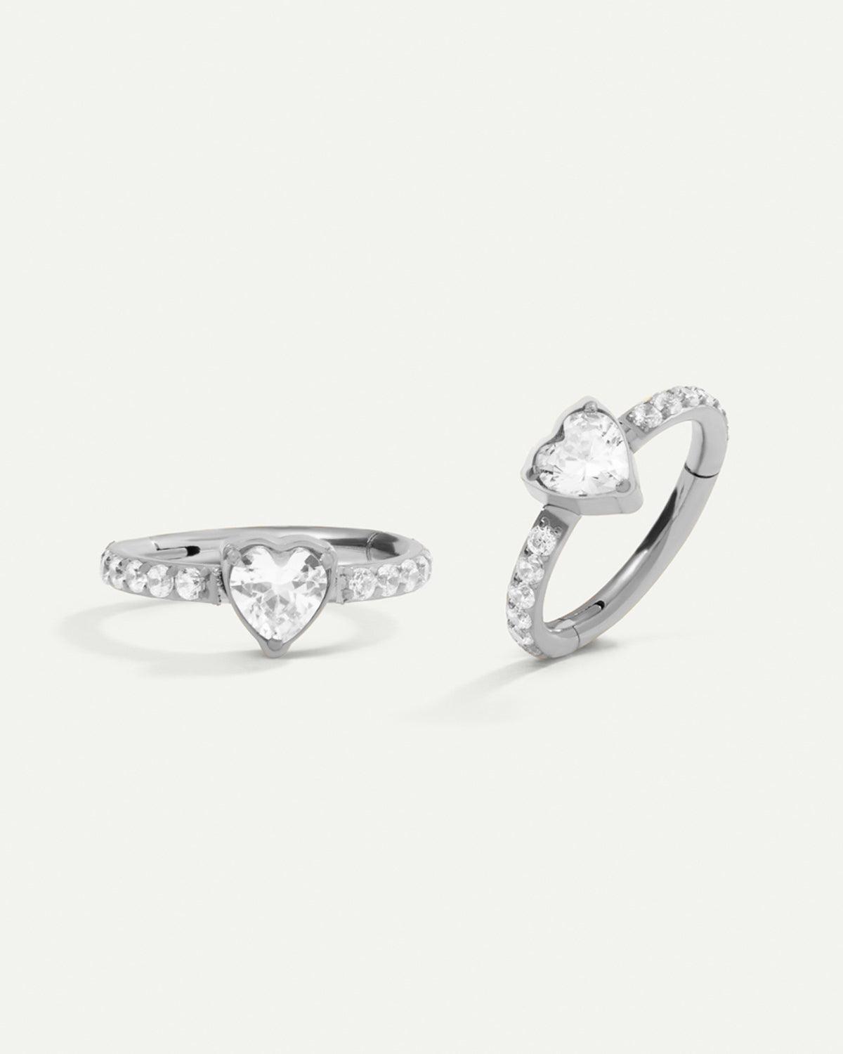 PIERCINGSCHLEIFE DAME L SILBER