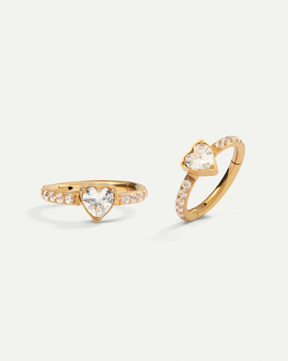 PIERCINGSCHLEIFE DAME M GOLD