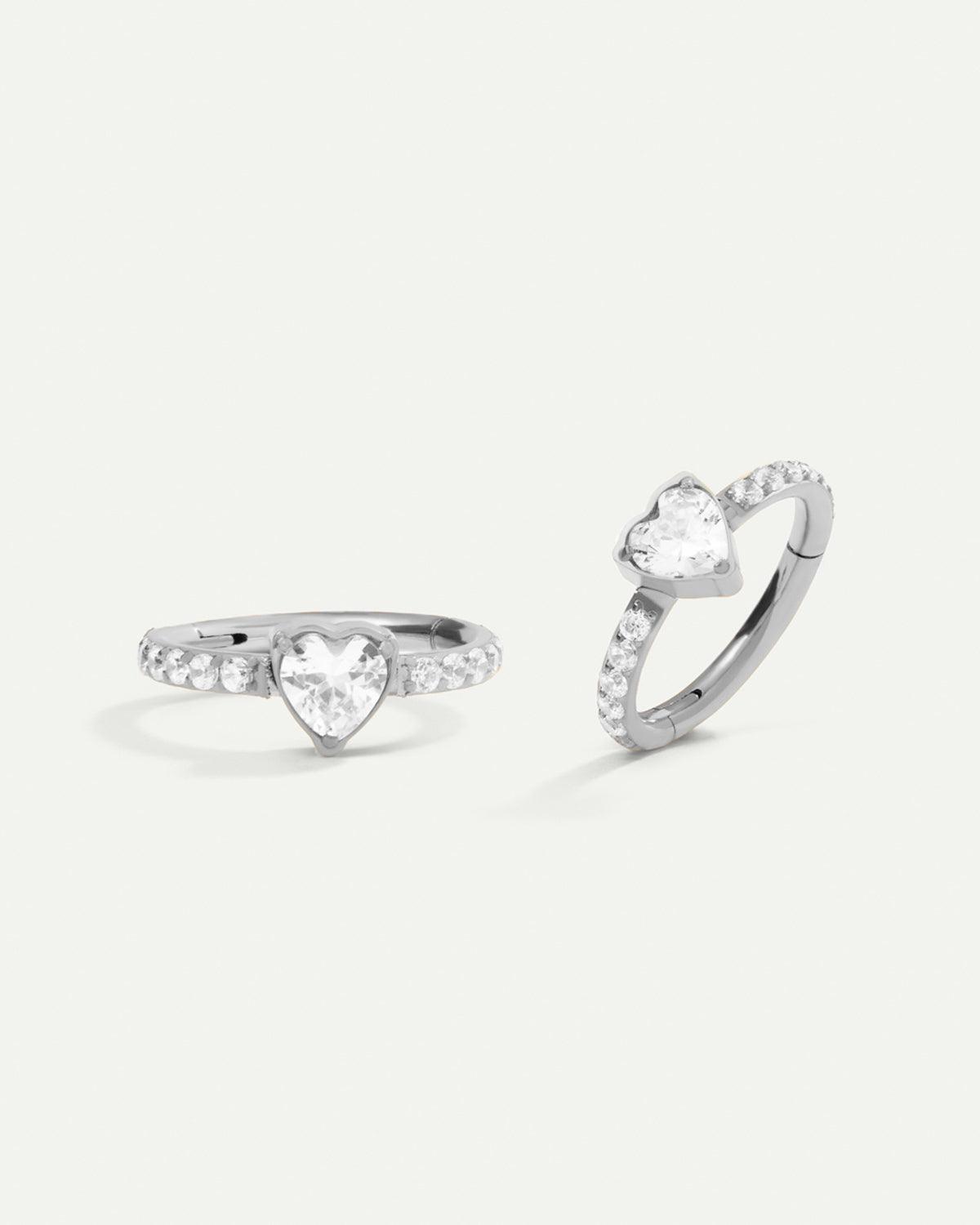 PIERCING SCHLEIFE DAME M SILBER