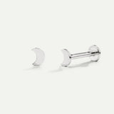 PIERCING MOON SILBER