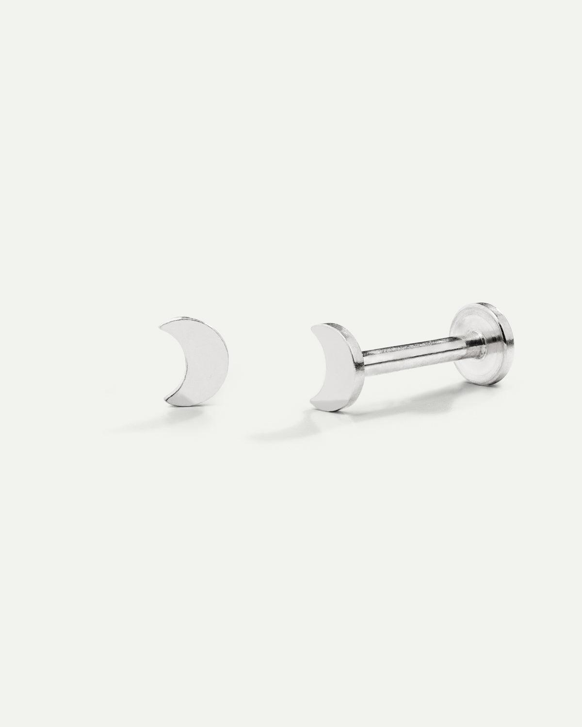 PIERCING MOON SILBER