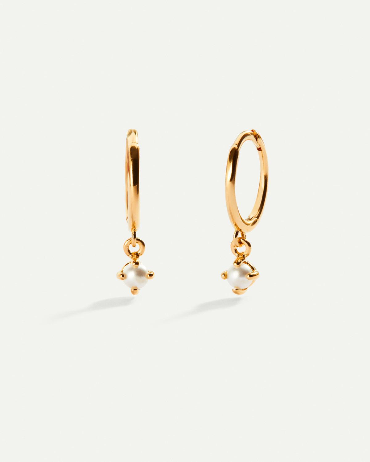PERLEN-GOLD-OHRRINGE
