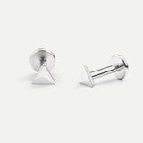 PIERCING DREIECK SILBER