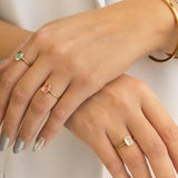 BEATRIZ CHALCEDON SILBER RING