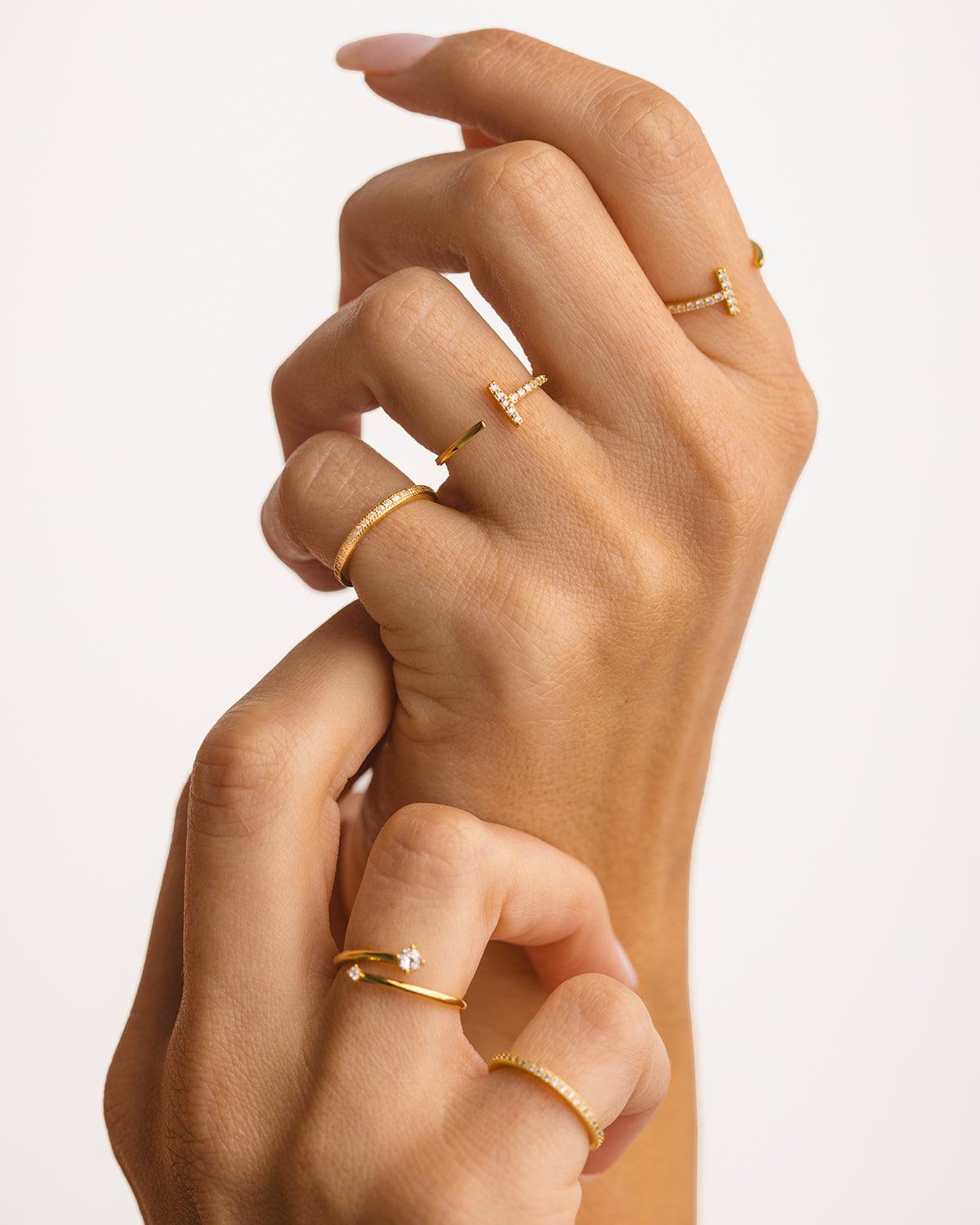 PINKER SILBERRING