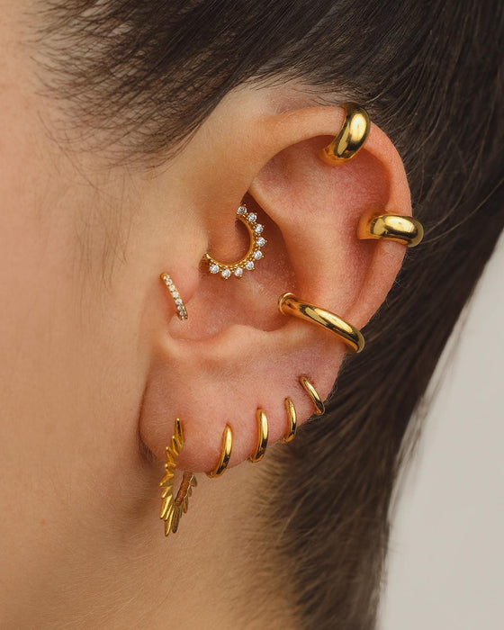 BALLON-MINI-OHRRINGE AUS GOLD